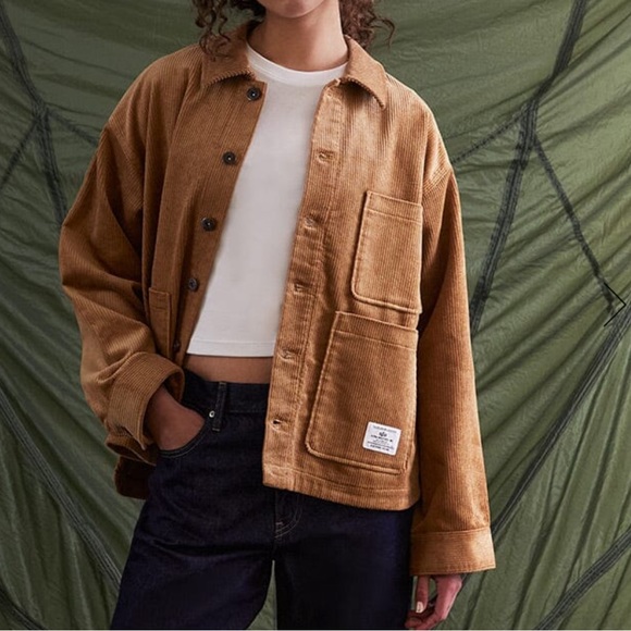 ALPHA INDUSTRIES Chore Coat in Bronzed Brown - Medium - Picture 3 of 10